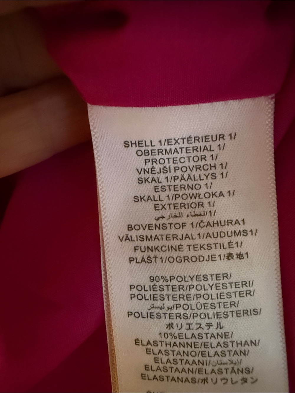 Adrianna Papell Fuchsia One-Shoulder Bow Sheath Dress - Picture 5 of 5